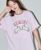 【フリークスストア/FREAK'S STORE】のウサギ 相良刺繍 オーバーサイズTシャツ 25SS ピンク|ID: prp329100004546522 ipo3291000000033646167
