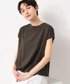【デッサン/Dessin】の【接触冷感・UV・洗える】ドローコード付きフレンチスリーブカットソー 人気、トレンドファッション・服の通販 founy(ファニー) ファッション Fashion レディースファッション Fashion for Women トップス・カットソー Cut & Sew Tops カットソー・ベーシックTシャツ Cut-and-Sewn Tops / Stretch Tees & Basics スポーティ Sporty, Casual Athletic ドローコード Drawcord, Drawstring Cord 洗える Machine Washable thumbnail ブラウン|ID: prp329100004546526 ipo3291000000033645913