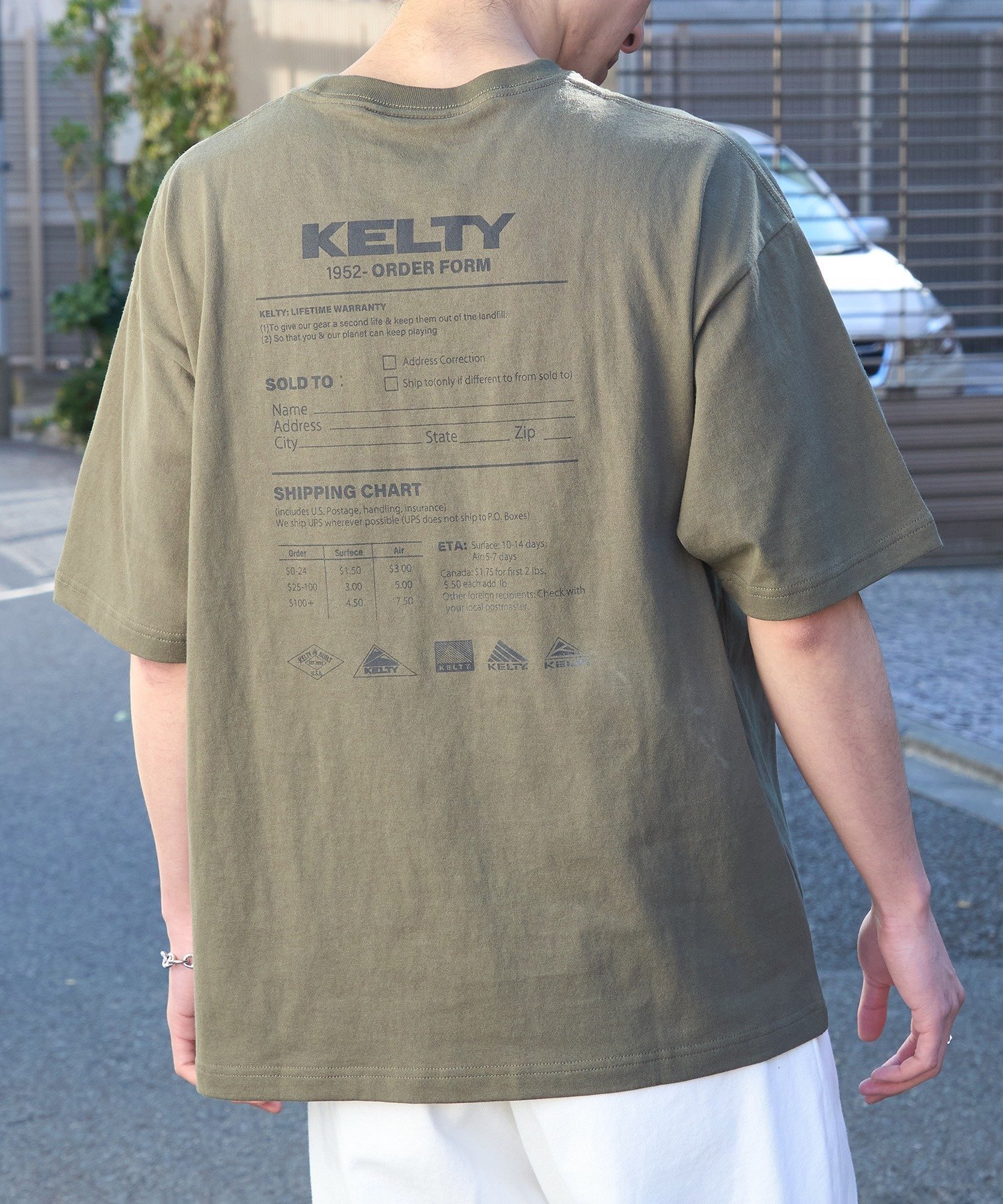 【セットアップセブン/SETUP7】のKELTY/【別注】バックプリントロゴTシャツ TYPE-3 インテリア・キッズ・メンズ・レディースファッション・服の通販 founy(ファニー) 　ファッション　Fashion　レディースファッション　Fashion for Women　トップス・カットソー　Cut & Sew Tops　シャツ・ブラウス・オフィスカジュアル　Elegant Blouses & Button-Ups　ロングTシャツ・Tシャツ　Longline T-Shirts & Tees　バッグ　Bags　アウトドア　Outdoor Clothing　アクセサリー　Fashion Accessories　ヴィンテージ　Vintage Style　カーゴパンツ　Cargo Pants, Utility Pants　クラシカル　Classical, Vintage-Inspired　グラフィック　Graphic, Graphic Design　シンプル　Simple, Minimal　ジャケット　Jacket, Outerwear　スタンダード　Standard, Basic　スラックス　Slacks, Dress Pants　ダウン　Down, Puffer　デイパック　Daypack, Casual Backpack　トレンド　Trend, Trending Now　パーカー　Hoodie, Parka　プリント　Print, Printed Pattern　別注　Limited Edition, Custom Order　メンズ　Men's, Menswear　リラックス　Relax, Relaxed Fit　再入荷　Restock / Back in Stock　おすすめ　Recommended / Our Picks　KHK|ID: prp329100004546534 ipo3291000000034501101