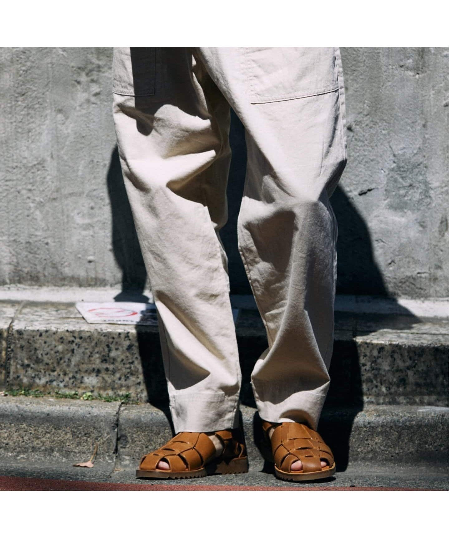 【ジャーナルスタンダード レリューム/JOURNAL STANDARD relume / MEN】のHOUSE HOLD / ハウスホールド コットンリネンベイカーパンツ インテリア・キッズ・メンズ・レディースファッション・服の通販 founy(ファニー) 　ファッション　Fashion　メンズファッション　Men's Style Online　ボトムス　Bottoms/Men　ドット　Dot　リネン　Linen　人気　Popularity　夏　Summer　定番　Standard　ナチュラル|ID: prp329100004546557 ipo3291000000032626540