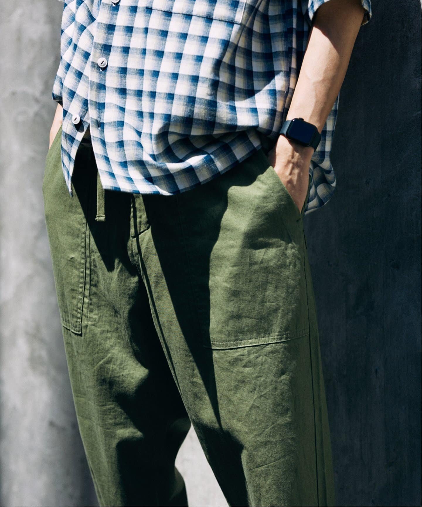 【ジャーナルスタンダード レリューム/JOURNAL STANDARD relume / MEN】のHOUSE HOLD / ハウスホールド コットンリネンベイカーパンツ インテリア・キッズ・メンズ・レディースファッション・服の通販 founy(ファニー) 　ファッション　Fashion　メンズファッション　Men's Style Online　ボトムス　Bottoms/Men　ドット　Dot　リネン　Linen　人気　Popularity　夏　Summer　定番　Standard　カーキ B|ID: prp329100004546557 ipo3291000000032626542