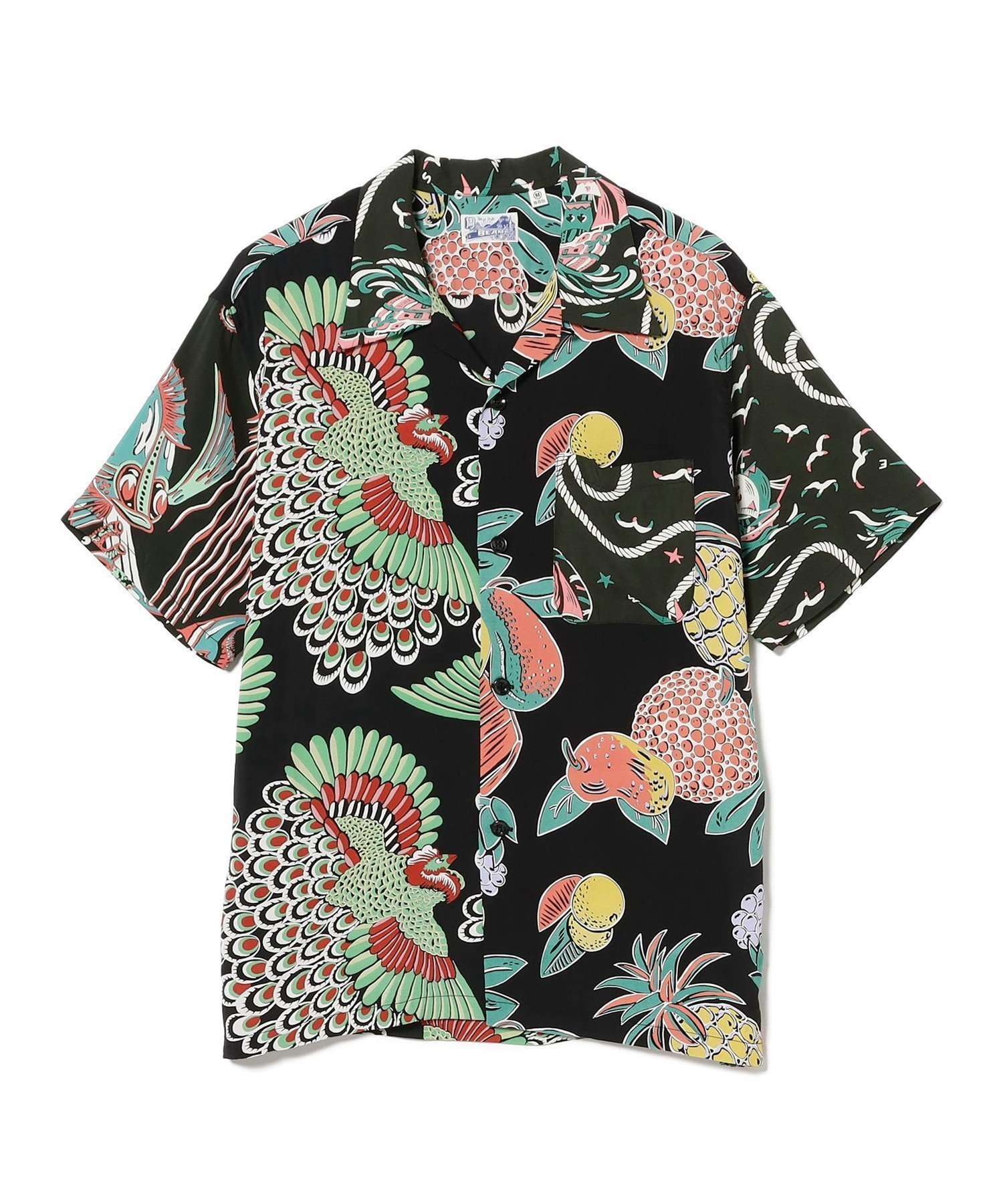 【ビームス/BEAMS / MEN】の【別注】SUN SURF / クレイジー アロハシャツ インテリア・キッズ・メンズ・レディースファッション・服の通販 founy(ファニー) 　ファッション　Fashion　メンズファッション　Men's Style Online　アロハ　Aloha　別注　Special Order　BLACK|ID: prp329100004546563 ipo3291000000032658072