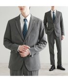 【ティーケー/tk TAKEO KIKUCHI / MEN】の【洗える】ピンヘッドストレッチセットアップ/上下2点セット/速乾/WEB限定/ビジカジ対応 グレー|ID: prp329100004546591 ipo3291000000032124586