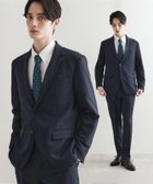 【ティーケー/tk TAKEO KIKUCHI / MEN】の【洗える】ピンヘッドストレッチセットアップ/上下2点セット/速乾/WEB限定/ビジカジ対応 ネイビー|ID: prp329100004546591 ipo3291000000032124587