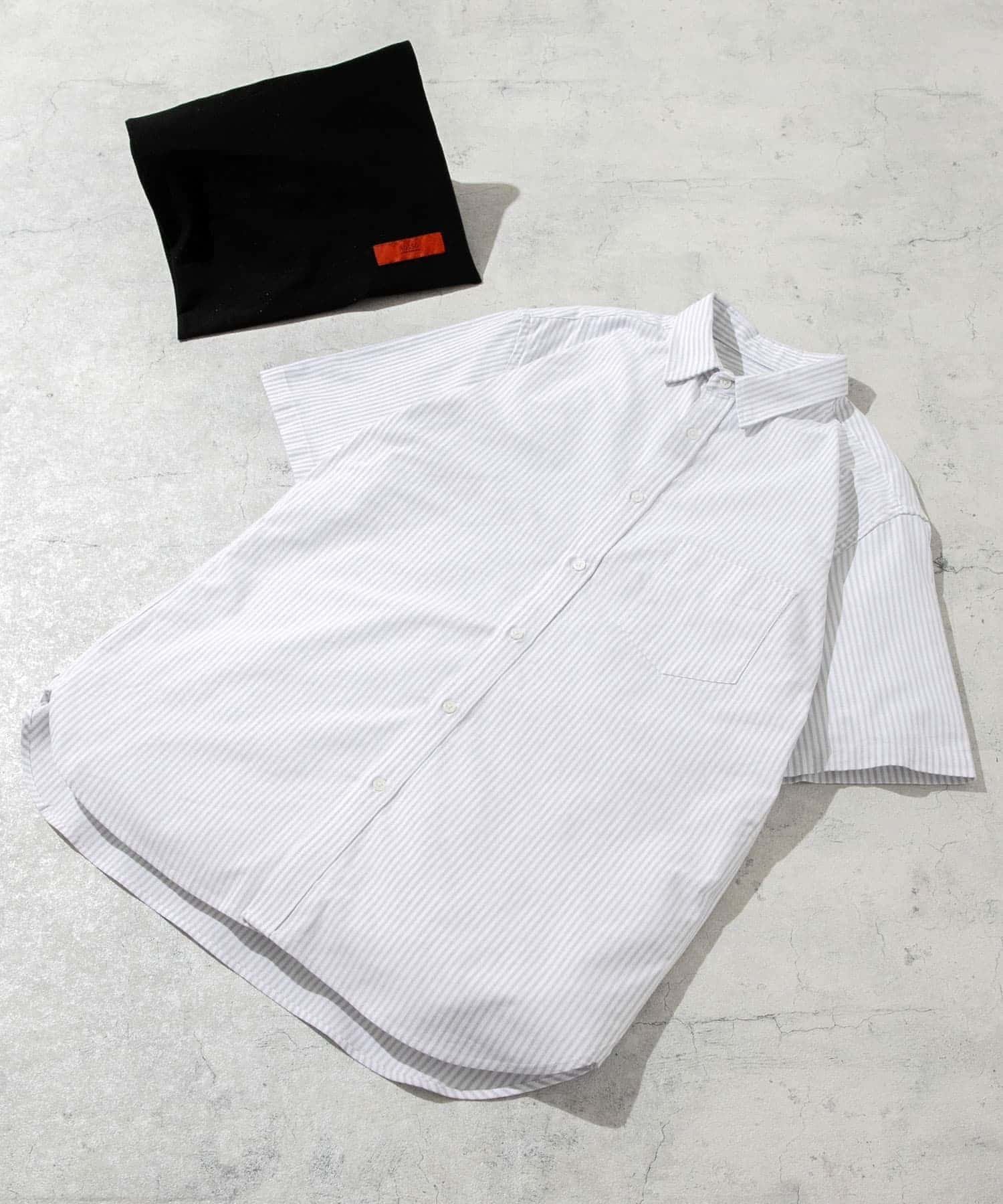 【アーバンリサーチ ロッソ/URBAN RESEARCH ROSSO / MEN】の『抗菌/消臭』『XXLサイズあり』ハイパフォーマンスオックス半袖シャツ インテリア・キッズ・メンズ・レディースファッション・服の通販 founy(ファニー) 　ファッション　Fashion　メンズファッション　Men's Style Online　抗菌　Antibacterial　サマー　Summer　サングラス　Sunglasses　サンダル　Sandals　ショート　Short　シンプル　Simple　ストレッチ　Stretch　スニーカー　Sneakers　スラックス　Slacks　スリーブ　Sleeve　デニム　Denim　バランス　Balance　パフォーマンス　Performance　フィット　Fit　ベーシック　Basic　半袖　Short Sleeve　リュック　Ruck Sack　レギュラー　Regular　ワーク　Work　S/S・春夏　Ss・Spring/Summer　おすすめ　Recommend　夏　Summer　旅行　Travel　ビジネス 仕事 通勤　Business　2025年　2025　2025春夏・S/S　Ss,Spring/Summer,2025　GRY STRIPE|ID: prp329100004546592 ipo3291000000032484391