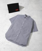 【アーバンリサーチ ロッソ/URBAN RESEARCH ROSSO / MEN】の『抗菌/消臭』『XXLサイズあり』ハイパフォーマンスオックス半袖シャツ NAVY CHECK|ID: prp329100004546592 ipo3291000000033580683