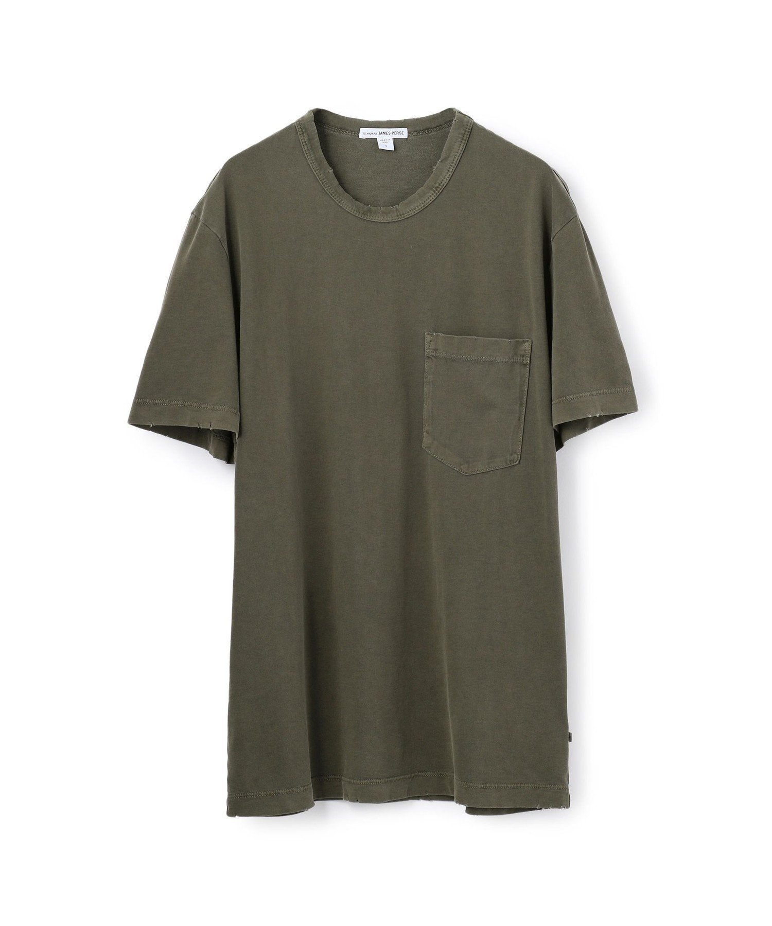 【トゥモローランド/TOMORROWLAND / MEN】のコットン ポケット付きTシャツ MSX3349G インテリア・キッズ・メンズ・レディースファッション・服の通販 founy(ファニー) 　ファッション　Fashion　メンズファッション　MEN　カリフォルニア　California　ダメージ　Damage　ポケット　Pocket　ヴィンテージ　Vintage　定番　Standard　59 ダークグリーン|ID: prp329100004546594 ipo3291000000032124622