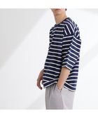 【ナノ ユニバース/nano universe / MEN】のルーズフィットワイドスリーブTシャツ 7分袖 ネイビー|ID: prp329100004546603 ipo3291000000032711390