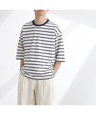 【ナノ ユニバース/nano universe / MEN】のルーズフィットワイドスリーブTシャツ 7分袖 パターン1|ID: prp329100004546603 ipo3291000000032711391