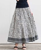 【アールピーエス/rps】のパネルフラワープリントフレアースカート 人気、トレンドファッション・服の通販 founy(ファニー) ファッション Fashion レディースファッション Fashion for Women スカート Skirts インド Indian Textile フラワー Flower, Floral プリント Print, Printed Pattern ポケット Pocket, Pocket Detail リゾート Resort, Vacation Style thumbnail チャコールグレー|ID: prp329100004546698 ipo3291000000032573439