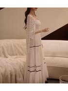 【フレイ アイディー/FRAY I.D】のニットコンビタックティアードワンピ/ウォッシャブル 人気、トレンドファッション・服の通販 founy(ファニー) ファッション Fashion レディースファッション WOMEN ワンピース Dress おすすめ Recommend ウォッシャブル Washable カッティング Cutting クロップド Cropped コンビ Combination ジャケット Jacket セットアップ Set Up タンク Tank ティアードスカート Tiered Skirt デコルテ Decolletage 夏 Summer thumbnail BORDER[933]|ID: prp329100004546705 ipo3291000000032126682