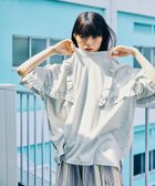【ニコアンド/niko and】のMODE NORM CORE 2WAY天竺フリルプルオーバー 人気、トレンドファッション・服の通販 founy(ファニー) ファッション Fashion レディースファッション WOMEN トップス・カットソー Tops/Tshirt プルオーバー Pullover おすすめ Recommend カットソー Cut And Sew シンプル Simple デニム Denim フリル Frills 半袖 Short Sleeve thumbnail ライトグレー|ID: prp329100004546720 ipo3291000000032305908