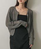 【センスオブプレイス/SENSE OF PLACE by URBAN RESEARCH】の『一部WEB限定カラー』クルーネックラメメッシュカーディガン 人気、トレンドファッション・服の通販 founy(ファニー) ファッション Fashion レディースファッション Fashion for Women トップス・カットソー Cut & Sew Tops カーディガン・羽織り Layered Style Cardigans 2025年 2025 2025春夏・S/S Spring/Summer 2025 SS25 おすすめ Recommended / Our Picks インナー Innerwear キャミ Camisole, Cami Top クロップド Cropped, Short Length コンパクト Compact, Small Size シンプル Simple, Minimal タンク Tank Top, Sleeveless Top バランス Balance, Style Balance メッシュ Mesh, Net Fabric リゾート Resort, Vacation Style ワイド Wide, Wide Fit 夏 Summer S/S・春夏 SS, Spring/Summer, Warm Season thumbnail CHARCOAL|ID: prp329100004546725 ipo3291000000032714763