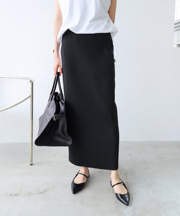 【その他のブランド/Other】のIラインリブスカート evernavy エバーネイビー インテリア・キッズ・メンズ・レディースファッション・服の通販 founy(ファニー) https://founy.com/ ファッション Fashion レディースファッション Ladies' Fashion Online スカート Skirt インナー Inner サンダル Sandals スリット Slit ポケット Pocket レギンス Leggings エレガント 上品 Elegant 冬 Winter 夏 Summer 楽ちん Easy |ID: prp329100004546727 ipo3291000000032669260