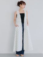 【コカ/COCA】のパリフワVネックジッパージャンバースカート Dot|ID: prp329100004546754 ipo3291000000032671070