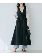 【コカ/COCA】のパリフワVネックジッパージャンバースカート Black|ID: prp329100004546754 ipo3291000000032671074