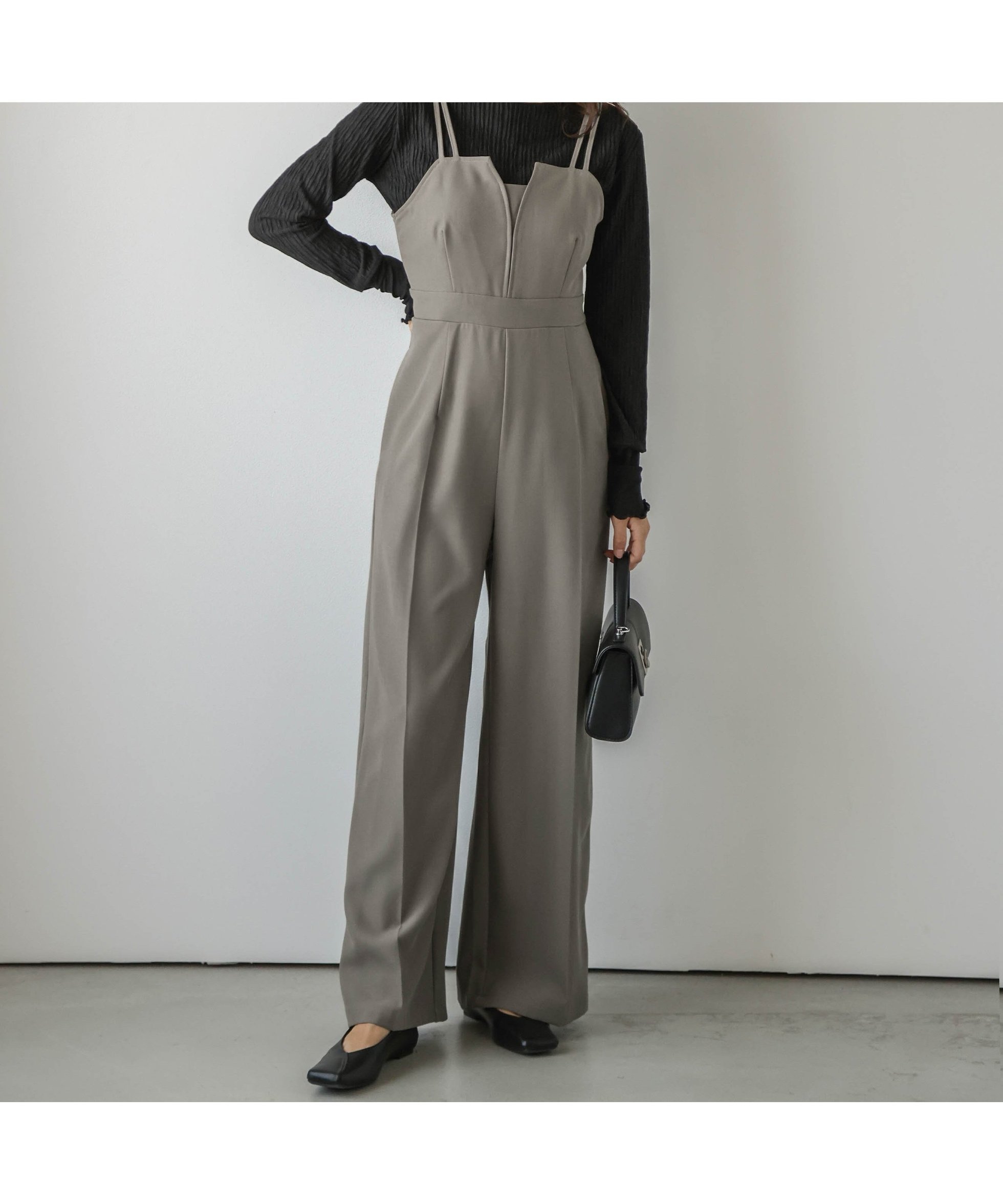 【その他のブランド/Other】のキャミワンピース/サロペット インテリア・キッズ・メンズ・レディースファッション・服の通販 founy(ファニー) 　ファッション　Fashion　レディースファッション　WOMEN　ワンピース　Dress　キャミワンピース　No Sleeve Dresses　サロペット　Salopette　キャミワンピース　Cami Dress　サロペット　Overalls　トレンド　Trend　ビスチェ　Bustier　モカブラウンサロペット|ID: prp329100004546761 ipo3291000000032300986