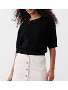 【バナナリパブリック ファクトリーストア/BANANA REPUBLIC FACTORY STORE】のBANANA REPUBLIC FACTORY STORE テクスチャード プルオーバー セーター BLACK|ID: prp329100004546769 ipo3291000000032313016