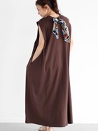 【ヴァン/Vin】のバックスカーフカットワンピース ブラウン|ID: prp329100004546788 ipo3291000000032666120