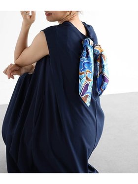 【ヴァン/Vin】のバックスカーフカットワンピース 人気、トレンドファッション・服の通販 founy(ファニー) ファッション Fashion レディースファッション Fashion for Women ワンピース Dresses おすすめ Recommended / Our Picks スカーフ Scarf, Neckwear スタイリッシュ Stylish, Fashionable スリーブ Sleeve, Long Sleeve / Short Sleeve フレンチ French, French Style |ID:prp329100004546788
