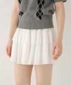 【ヘザー/Heather】のコットンフリルミニスカート オフホワイト|ID: prp329100004546804 ipo3291000000032699194