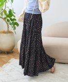 【フリークスストア/FREAK'S STORE】のインド はしごレース ティアードマキシスカート 25SS ワインレッド|ID: prp329100004546805 ipo3291000000032357175