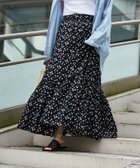 【フリークスストア/FREAK'S STORE】のインド はしごレース ティアードマキシスカート 25SS ダークネイビー|ID: prp329100004546805 ipo3291000000032357178