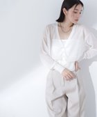 【ナチュラル ビューティー ベーシック/NATURAL BEAUTY BASIC】のベーシックシアーカーディガン オフホワイト1|ID: prp329100004546820 ipo3291000000033493523