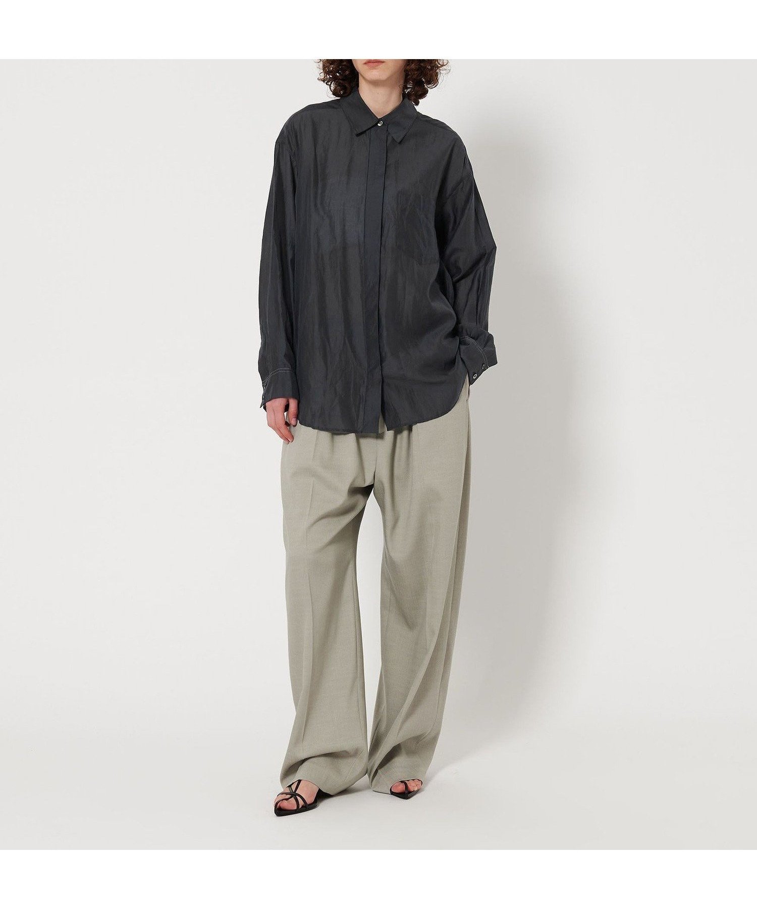 【ビューティ&ユース ユナイテッドアローズ/BEAUTY&YOUTH / UNITED ARROWS】の6(ROKU) CEL/PL スケシャツ インテリア・キッズ・メンズ・レディースファッション・服の通販 founy(ファニー) 　ファッション　Fashion　レディースファッション　Fashion for Women　トップス・カットソー　Cut & Sew Tops　シャツ・ブラウス・オフィスカジュアル　Elegant Blouses & Button-Ups　インナー　Innerwear　エレガント 上品　Elegant　シンプル　Simple, Minimal　夏　Summer　春　Spring　S/S・春夏　SS, Spring/Summer, Warm Season　羽織　Haori, Light Jacket　DK.GRAY|ID: prp329100004546827 ipo3291000000032721986