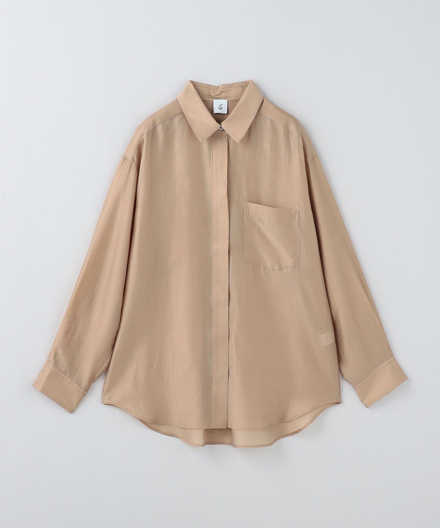 【ビューティ&ユース ユナイテッドアローズ/BEAUTY&YOUTH / UNITED ARROWS】の6(ROKU) CEL/PL スケシャツ インテリア・キッズ・メンズ・レディースファッション・服の通販 founy(ファニー) 　ファッション　Fashion　レディースファッション　Fashion for Women　トップス・カットソー　Cut & Sew Tops　シャツ・ブラウス・オフィスカジュアル　Elegant Blouses & Button-Ups　インナー　Innerwear　エレガント 上品　Elegant　シンプル　Simple, Minimal　夏　Summer　春　Spring　S/S・春夏　SS, Spring/Summer, Warm Season　羽織　Haori, Light Jacket　NATURAL|ID: prp329100004546827 ipo3291000000032721988