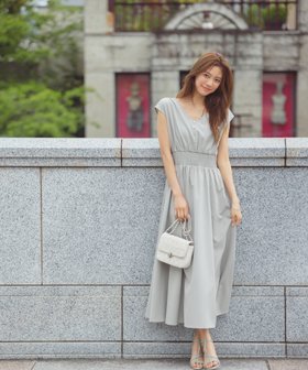 【プロポーション ボディドレッシング/PROPORTION BODY DRESSING】のウエストシャーリングVネックワンピース 人気、トレンドファッション・服の通販 founy(ファニー) ファッション Fashion レディースファッション WOMEN ワンピース Dress おすすめ Recommend カーディガン Cardigan シャーリング Shirring シンプル Simple チェック Check |ID:prp329100004546833