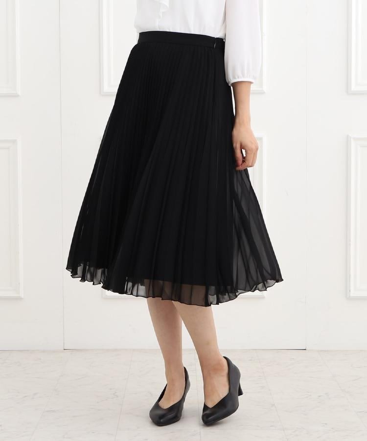 【リフレクト/Reflect】の【夏SALE/フォーマル/洗える】シフォンジョーゼットプリーツスカート 人気、トレンドファッション・服の通販 founy(ファニー) 　ファッション　Fashion　レディースファッション　Ladies' Fashion Online　スカート　Skirt　プリーツスカート　Pleated Skirts　エアリー　Airy　エレガント 上品　Elegant　シフォン　Chiffon　ジャケット　Jacket　ジョーゼット　Georgette　ツイード　Tweed　フォーマル　Formal　プリーツ　Pleats　夏　Summer　洗える　Washable　 other-1|ID: prp329100004546843 ipo3291000000032677449