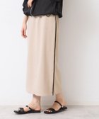 【デッサン/Dessin】の【セットアップ可能・洗える】配色ラインストレートスカート(S~L) グレージュ|ID: prp329100004546846 ipo3291000000032265821