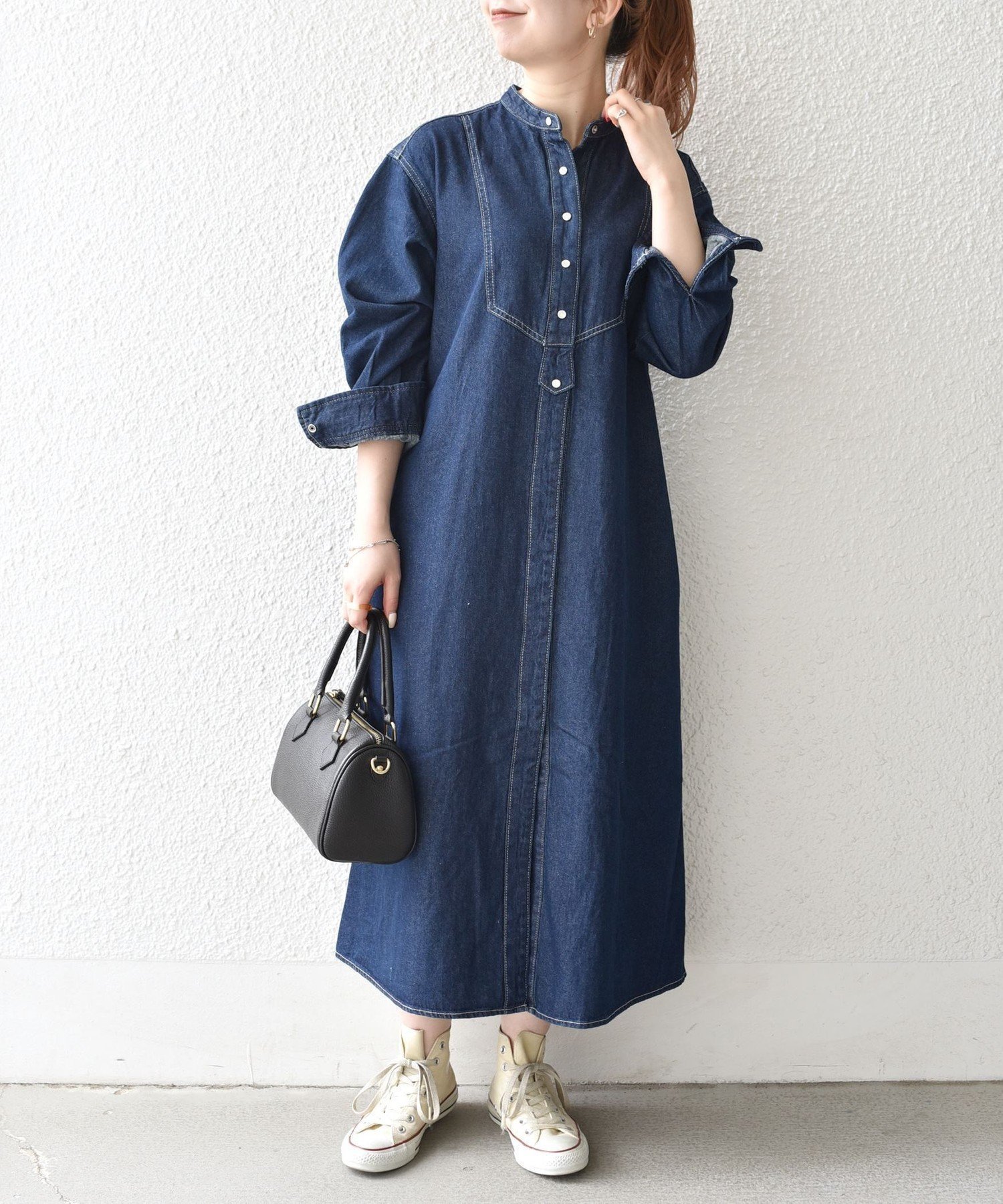【シップス フォー ウィメン/SHIPS】のSHIPS any 洗濯機可能 デニム ブザム シャツ ワンピース SHIPS any DENIM 人気、トレンドファッション・服の通販 founy(ファニー) 　ファッション　Fashion　レディースファッション　Fashion for Women　ワンピース　Dresses　シャツワンピース / 1枚で着映えコーデ　Shirt Dresses　インナー　Innerwear　春　Spring　洗える　Machine Washable　今季　This Season, Current Season　サンダル　Sandals, Summer Shoes　シアー　Sheer, See-Through　スニーカー　Sneakers, Trainers　タートル　Turtleneck, Turtle Collar　デニム　Denim, Jeans Material　ドット　Polka Dot, Dot Pattern　パール　Pearl, Pearl Accent　フロント　Front, Front Design　ロング　Long, Long-Length　A/W・秋冬　Autumn/Winter　S/S・春夏　SS, Spring/Summer, Warm Season　おすすめ　Recommended / Our Picks　夏　Summer　 other-1|ID: prp329100004546848 ipo3291000000033801116