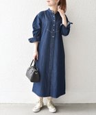 【シップス フォー ウィメン/SHIPS】のSHIPS any 洗濯機可能 デニム ブザム シャツ ワンピース SHIPS any DENIM ネイビー|ID: prp329100004546848 ipo3291000000033801118