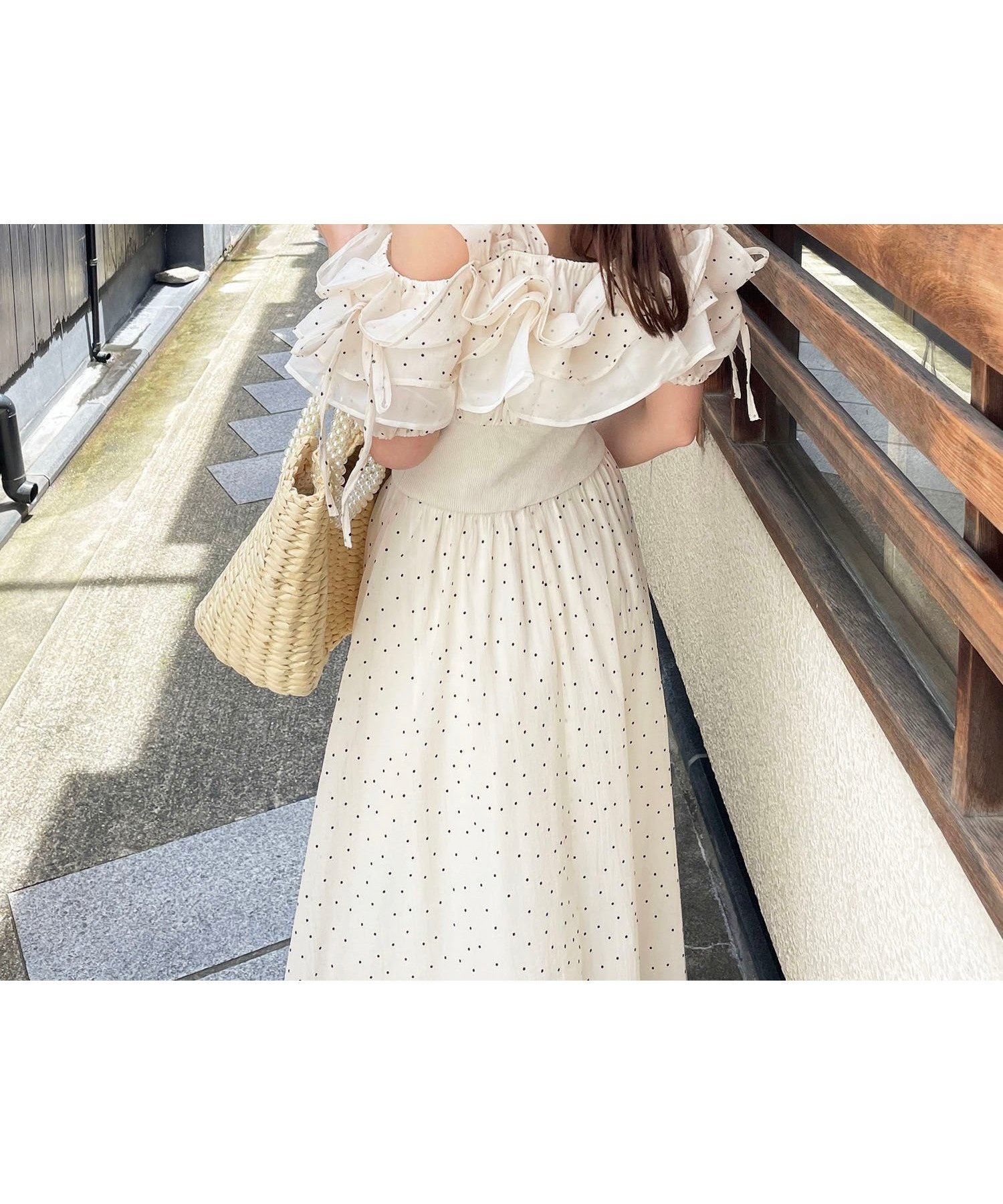 【マジェスティック レゴン/MAJESTIC LEGON】のミルフィーユフリルコルセットワンピ 人気、トレンドファッション・服の通販 founy(ファニー) 　ファッション　Fashion　レディースファッション　Ladies' Fashion Online　ワンピース　Dress　スリーブ　Sleeve　デコルテ　Decolletage　トレンド　Trend　フィット　Fit　フリル　Frills　 other-1|ID: prp329100004546849 ipo3291000000032620529