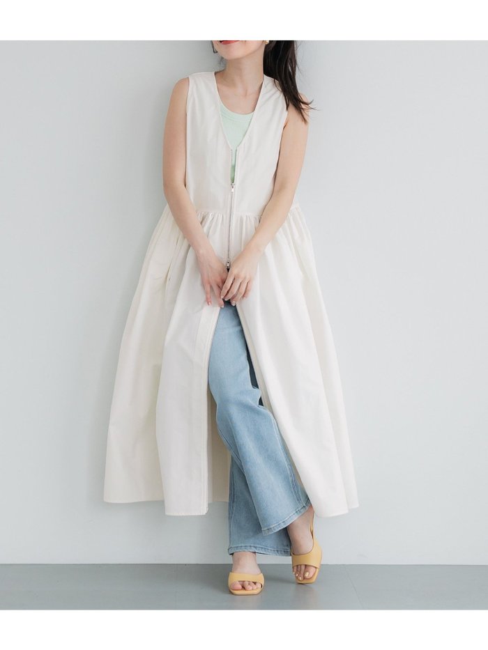 【コカ/COCA】のVネックジップアップドレス インテリア・キッズ・メンズ・レディースファッション・服の通販 founy(ファニー) https://founy.com/ ファッション Fashion レディースファッション Ladies' Fashion Online トップス・カットソー Tops/Tshirt Vネック V-Neck ワンピース Dress ドレス Party Dresses インナー Inner エレガント 上品 Elegant シンプル Simple フレア Flare フロント Front ポケット Pocket |ID: prp329100004546858 ipo3291000000032625270