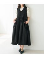 【コカ/COCA】のVネックジップアップドレス Black|ID: prp329100004546858 ipo3291000000032625274