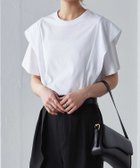 【ラナン/Ranan】のRanan/ラッフルショルダーTシャツ オフホワイト|ID: prp329100004546904 ipo3291000000033555692