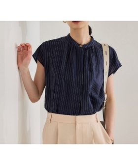 【ロペ/ROPE'】のキュプラシルク フレンチスリーブブラウス/洗える 人気、トレンドファッション・服の通販 founy(ファニー) ファッション Fashion レディースファッション WOMEN トップス・カットソー Tops/Tshirt シャツ/ブラウス Shirts/Blouses おすすめ Recommend キュプラ Cupra ギャザー Gather シルク Silk スキッパー Skipper フェミニン Feminine ボトム Bottom ポケット Pocket 夏 Summer 洗える Washable |ID:prp329100004546911