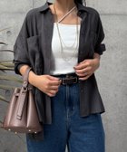 【ジェナ エスパス メルヴェイユ/Jena espace merveilleux】の【新色登場】【ドライタッチシャツ】バックカーブシャーリングシャツ 人気、トレンドファッション・服の通販 founy(ファニー) ファッション Fashion レディースファッション Fashion for Women トップス・カットソー Cut & Sew Tops シャツ・ブラウス・オフィスカジュアル Elegant Blouses & Button-Ups バッグ Bags イエロー Yellow インナー Innerwear キャミソール Camisole, Spaghetti Strap Top シャーリング Shirring, Ruched ノースリーブ Sleeveless, No-Sleeve フィット Fit, Slim Fit 羽織 Haori, Light Jacket リラックス Relax, Relaxed Fit おすすめ Recommended / Our Picks 夏 Summer エレガント 上品 Elegant thumbnail チャコールグレー|ID: prp329100004546923 ipo3291000000033448620