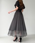 【ジュノア/JUNOAH】のバックレースアップチュールフレアスカート 人気、トレンドファッション・服の通販 founy(ファニー) ファッション Fashion レディースファッション Fashion for Women スカート Skirts Aライン・フレアスカート A-Line & Flared Skirts チュール Tulip, Tulip Motif thumbnail チャコール|ID: prp329100004546932 ipo3291000000032760355