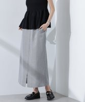 【ナノ ユニバース/nano universe】のメタリックフロントZIPスリットタイトスカート 人気、トレンドファッション・服の通販 founy(ファニー) ファッション Fashion レディースファッション Ladies' Fashion Online スカート Skirt ウォッシャブル Washable カットソー Cut And Sew スリット Slit ソックス Socks タイトスカート Tight Skirt トレンド Trend フロント Front ベーシック Basic メタリック Metallic おすすめ Recommend 2025年 2025 2025春夏・S/S Ss,Spring/Summer,2025 |ID:prp329100004546944
