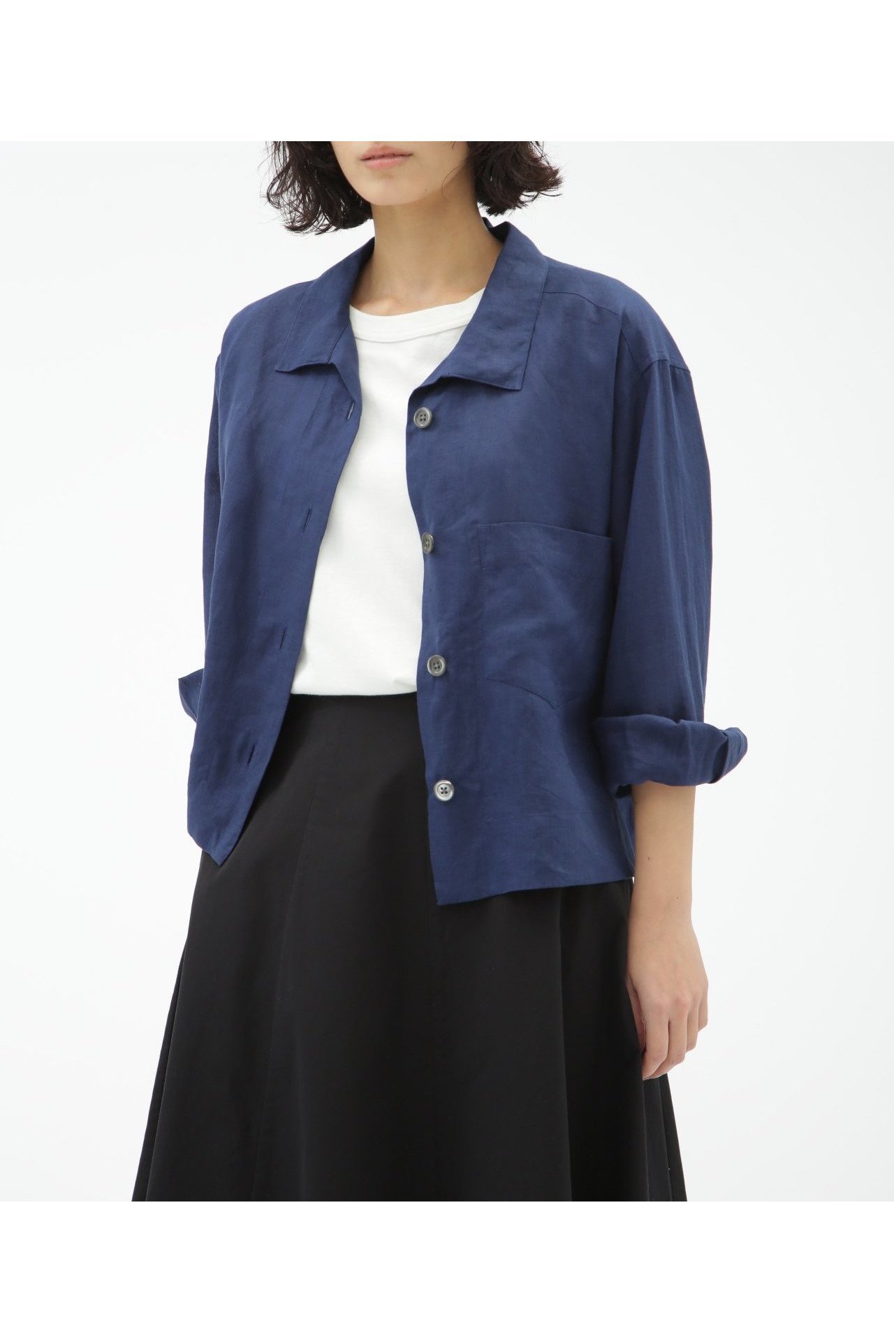 【マーガレットハウエル/MARGARET HOWELL】のLINEN VOILE インテリア・キッズ・メンズ・レディースファッション・服の通販 founy(ファニー) 　ファッション　Fashion　レディースファッション　Fashion for Women　おすすめ　Recommended / Our Picks　アシンメトリー　Asymmetrical Style　コンパクト　Compact, Small Size　ショルダー　Shoulder, Shoulder Strap　スクエア　Square, Square Shape　ドロップ　Drop Shoulder, Dropped Style　フラット　Flat, Flat Shoes　マーガレット　Marguerite, Daisy Pattern　リネン　Linen, Linen Fabric　夏　Summer　春　Spring　S/S・春夏　SS, Spring/Summer, Warm Season　DARK BLUE4|ID: prp329100004546991 ipo3291000000032721708