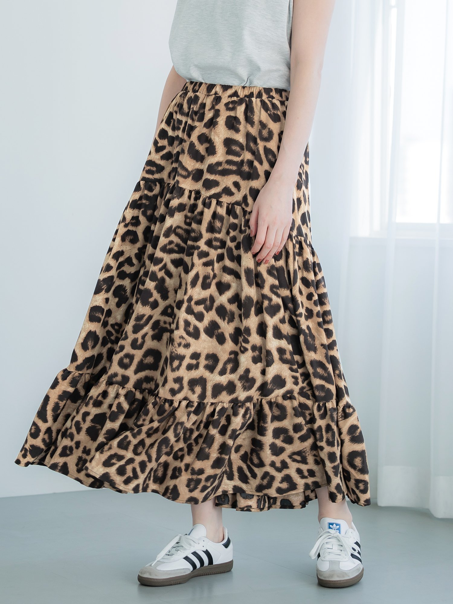 【コカ/COCA】のレオパード柄ティアードスカート 人気、トレンドファッション・服の通販 founy(ファニー) 　ファッション　Fashion　レディースファッション　Ladies' Fashion Online　スカート　Skirt　ティアードスカート　Tiered Skirts　おすすめ　Recommend　シンプル　Simple　スタイリッシュ　Stylish　ティアードスカート　Tiered Skirt　フェミニン　Feminine　フレア　Flare　ポケット　Pocket　レオパード　Leopard　ロング　Long　 other-1|ID: prp329100004547008 ipo3291000000032655752