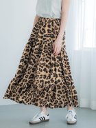 【コカ/COCA】のレオパード柄ティアードスカート Leopard|ID: prp329100004547008 ipo3291000000032655754