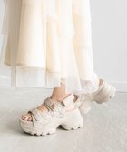 【ランダ/RANDA】のモノグラムパーツキルティングスポーツサンダル CREAM|ID: prp329100004547024 ipo3291000000032709857
