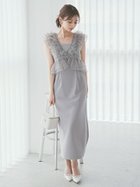 【スナイデル/SNIDEL】のSustainableペプラムチュールドレス 人気、トレンドファッション・服の通販 founy(ファニー) ファッション Fashion レディースファッション WOMEN ワンピース Dress ドレス Party Dresses ウェーブ Wave エレガント 上品 Elegant キャミソール Camisole シンプル Simple ジョーゼット Georgette スリット Slit チュール Tulle ドレス Dress フリル Frills フロント Front ペプラム Peplum ボレロ Bolero リュクス Luxe おすすめ Recommend thumbnail LGRY[005]|ID: prp329100004547055 ipo3291000000032130970