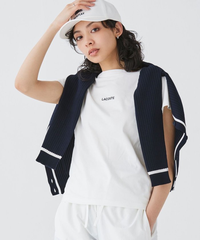 【ラコステ/LACOSTE】のコンパクトブランドネームロゴTシャツ インテリア・キッズ・メンズ・レディースファッション・服の通販 founy(ファニー) https://founy.com/ ファッション Fashion レディースファッション Ladies' Fashion Online トップス・カットソー Tops/Tshirt シャツ/ブラウス Shirts/Blouses ロング / Tシャツ T-Shirts コンパクト Compact スマート Smart スリーブ Sleeve フィット Fit |ID: prp329100004547058 ipo3291000000032641337
