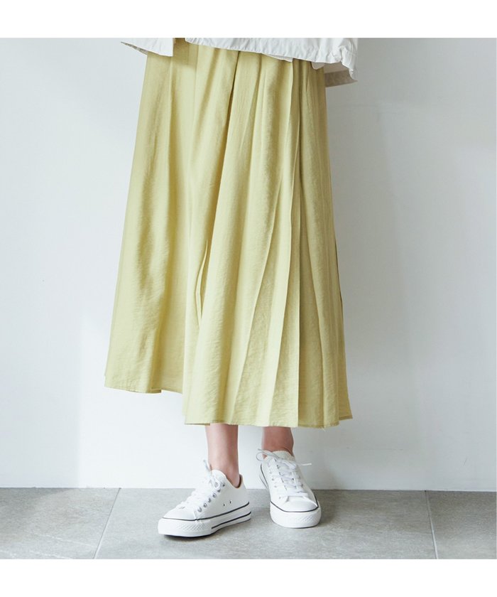 【イッカ/ikka】のボリュームギャザースラブスカート インテリア・キッズ・メンズ・レディースファッション・服の通販 founy(ファニー) https://founy.com/ ファッション Fashion レディースファッション WOMEN スカート Skirt イエロー Yellow エアリー Airy ギャザー Gather シンプル Simple トレンド Trend ドレープ Drape フレア Flare ベーシック Basic 定番 Standard 春 Spring |ID: prp329100004547061 ipo3291000000032315023